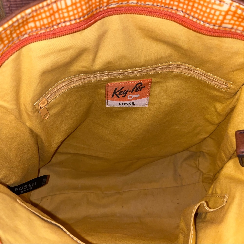 Fossil Coated Canvas Bag - image 6